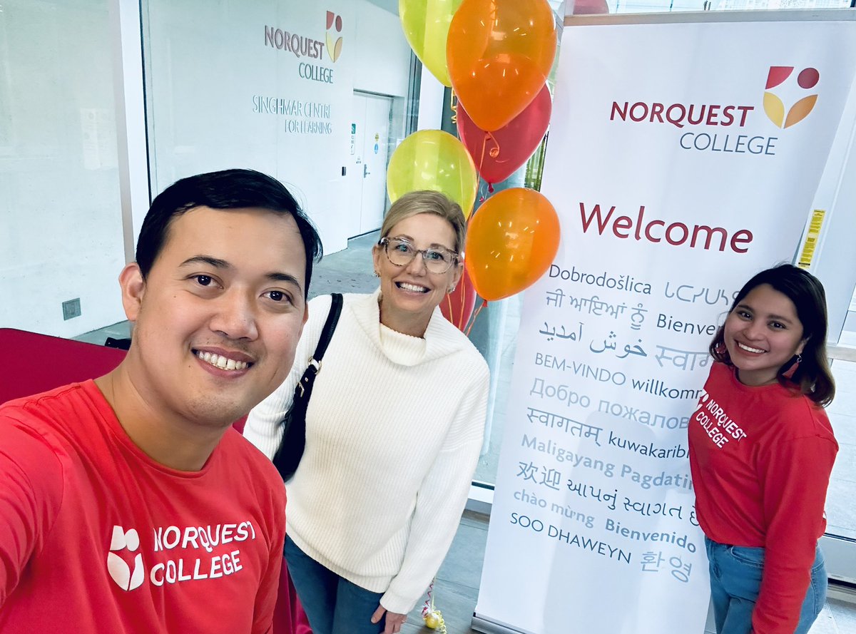 _CLCampbell's tweet photo. Our Open House @NorQuest has been so energizing, we think we broke a record for number of visitors in person &amp; online. Thx to our communities for coming to learn about our programs and thx to our team for your great work! #SeeYourselfHere #WeAreWhoWeInclude https://t.co/71D3NABHjP