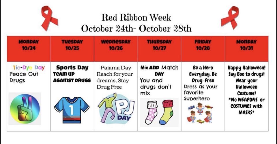 sierravistak6's tweet photo. Our 6th grade Saturday STEAM students enjoy helping us get out campus ready for Red Ribbon week next week! Join us in our Red Ribbon Spirit Week October 24-28. @sierravistak6 #FutureReadyCubs https://t.co/RfLoBQRR66