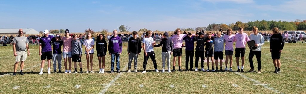 OakHS76's tweet photo. The OSF Soccer Team Was Honored @ Halftime Today for Their Amazing Season!!! They Won the VVC Conference (12-0) and Won a Program Record 20 Wins This Season!!! We are Proud of You OSF!!!! https://t.co/LzM1ZxJKGc