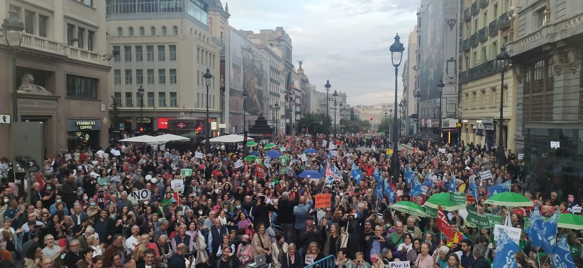 MADRID SE VUELCA CON  LA SANIDAD PÚBLICA
Comienza la cuenta atrás para Ayuso
