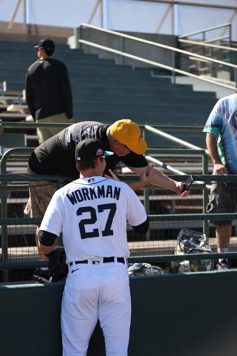 Gage Workman makes his return to the Muni 🔱 @ASU_Baseball @tigers @DetroitTigersPR