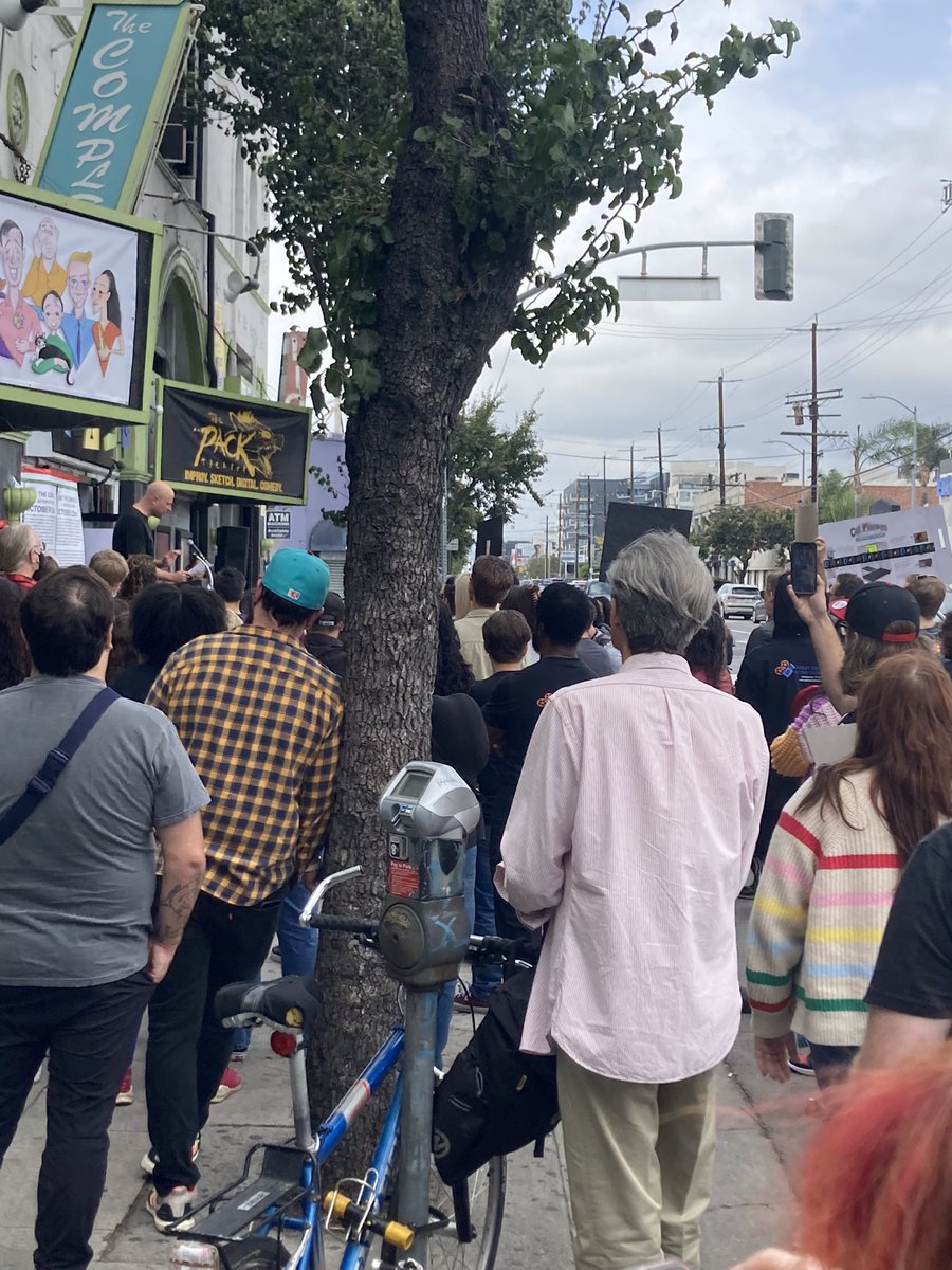 robinsonishyde's tweet photo. In Hollywood for the #savethecomplex rally #latheatre #lathtr https://t.co/JEW858vWAE
