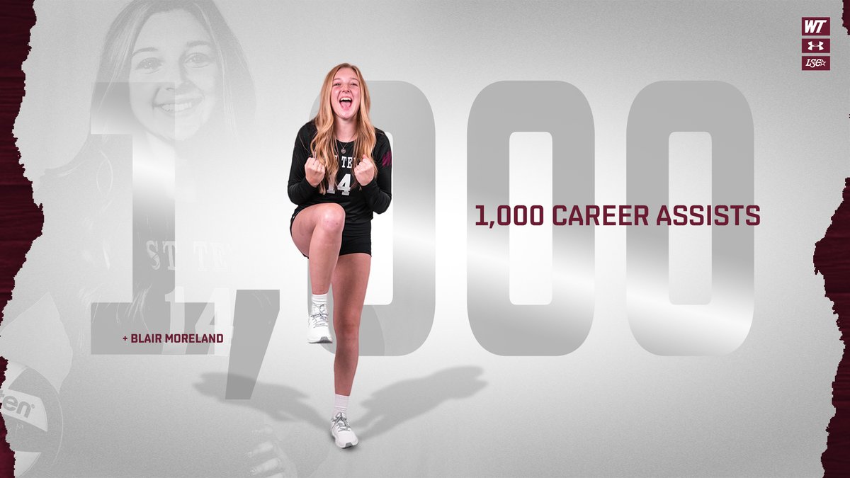 𝐌𝐒. 𝟏𝟎𝟎𝟎!!!

Blair Moreland becomes just the 20th Lady Buff in school history to reached 1⃣0⃣0⃣0⃣ career assists!!! Congratulations, Blair!!! 👏👏👏

#ALLIN
