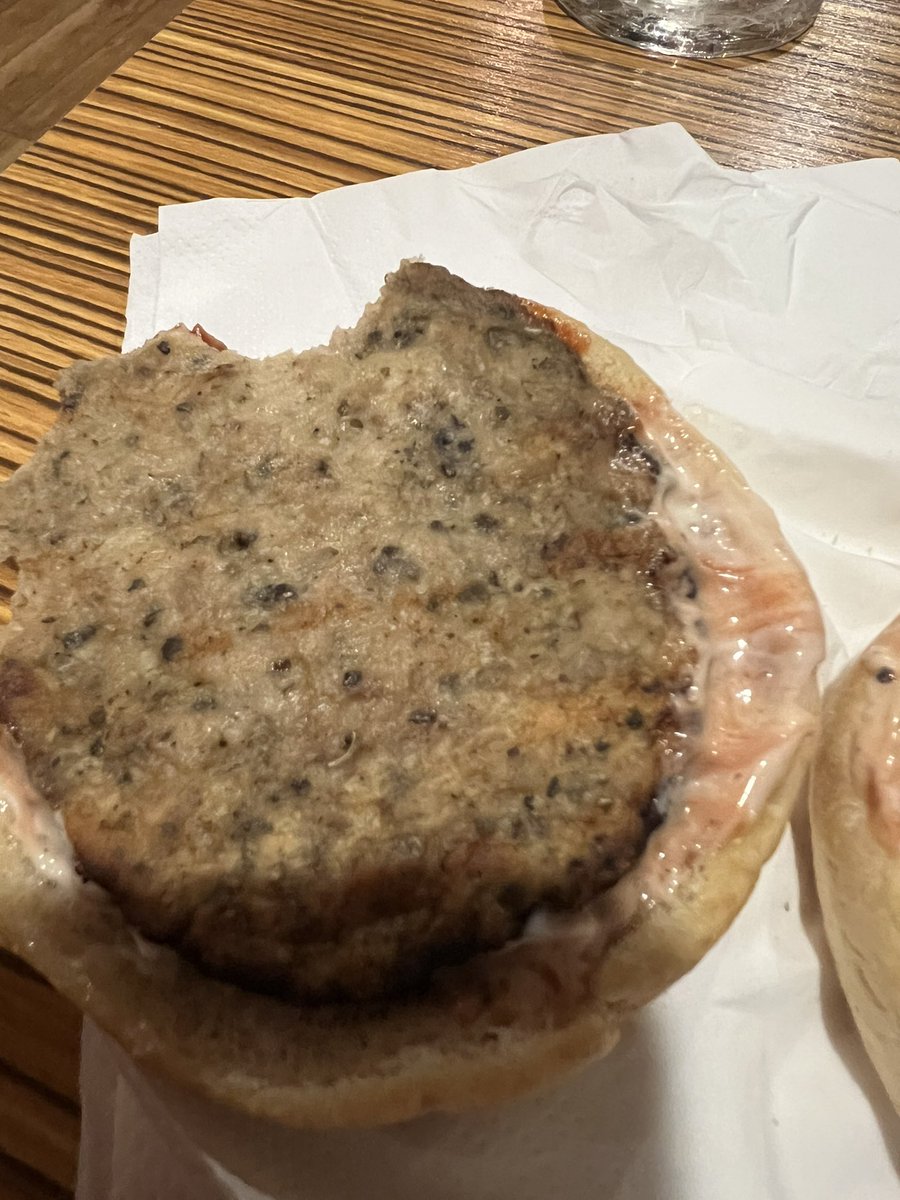 nayby's tweet photo. Hey @TravelodgeUK - how come you’re using sausage meat and passing it off as beef? Good job we’re not Muslim or Jewish… https://t.co/wqB3uxhYIk