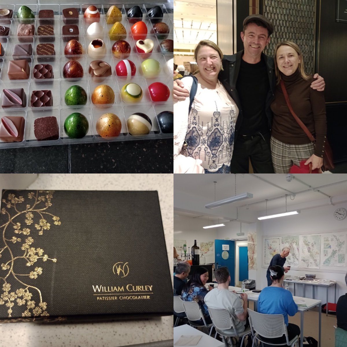 Started with learning to improve our judging @Westking with <a href="/5DChocolates/">5DChocolates</a> <a href="/ChocolateMsWitt/">Chocolate By Ms Witt</a> <a href="/AcadofChocolate/">Academy of Chocolate</a> and then meeting <a href="/William_Curley/">William Curley MCA</a>