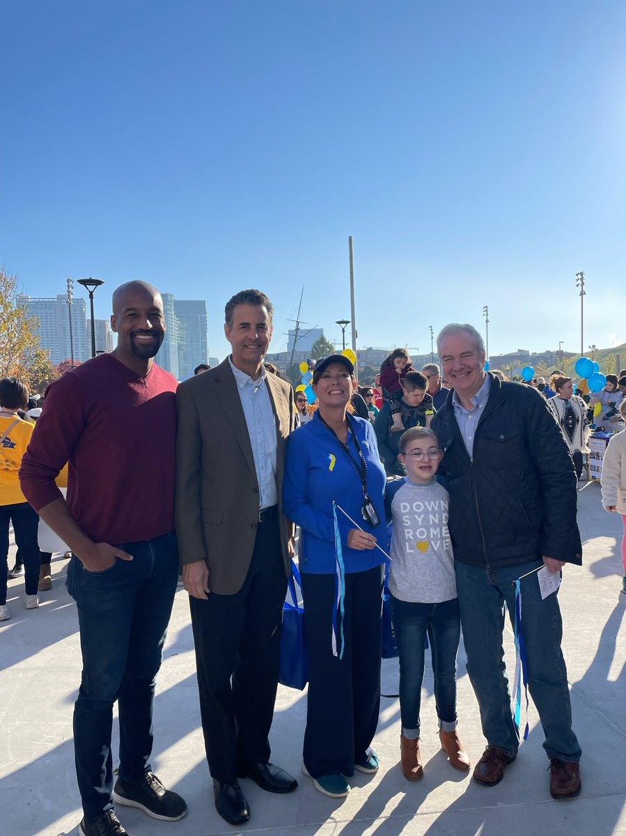 We must build a truly inclusive society where all individuals are treated with equal dignity & respect & empowered to reach their full potential. Was proud to join families at Baltimore's Step Up for Down Syndrome Walk to advance that mission.