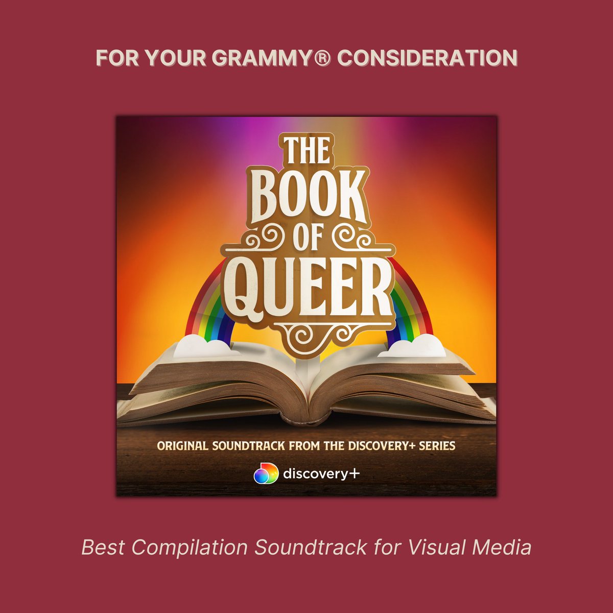 JessFurmanMuse's tweet photo. Really proud of this #bookofqueer project that I Executive Music Directed for @discoveryplus. If you’re voting for #Grammys preselection this weekend would appreciate the consideration! 🌈 https://t.co/loco5mfbi3