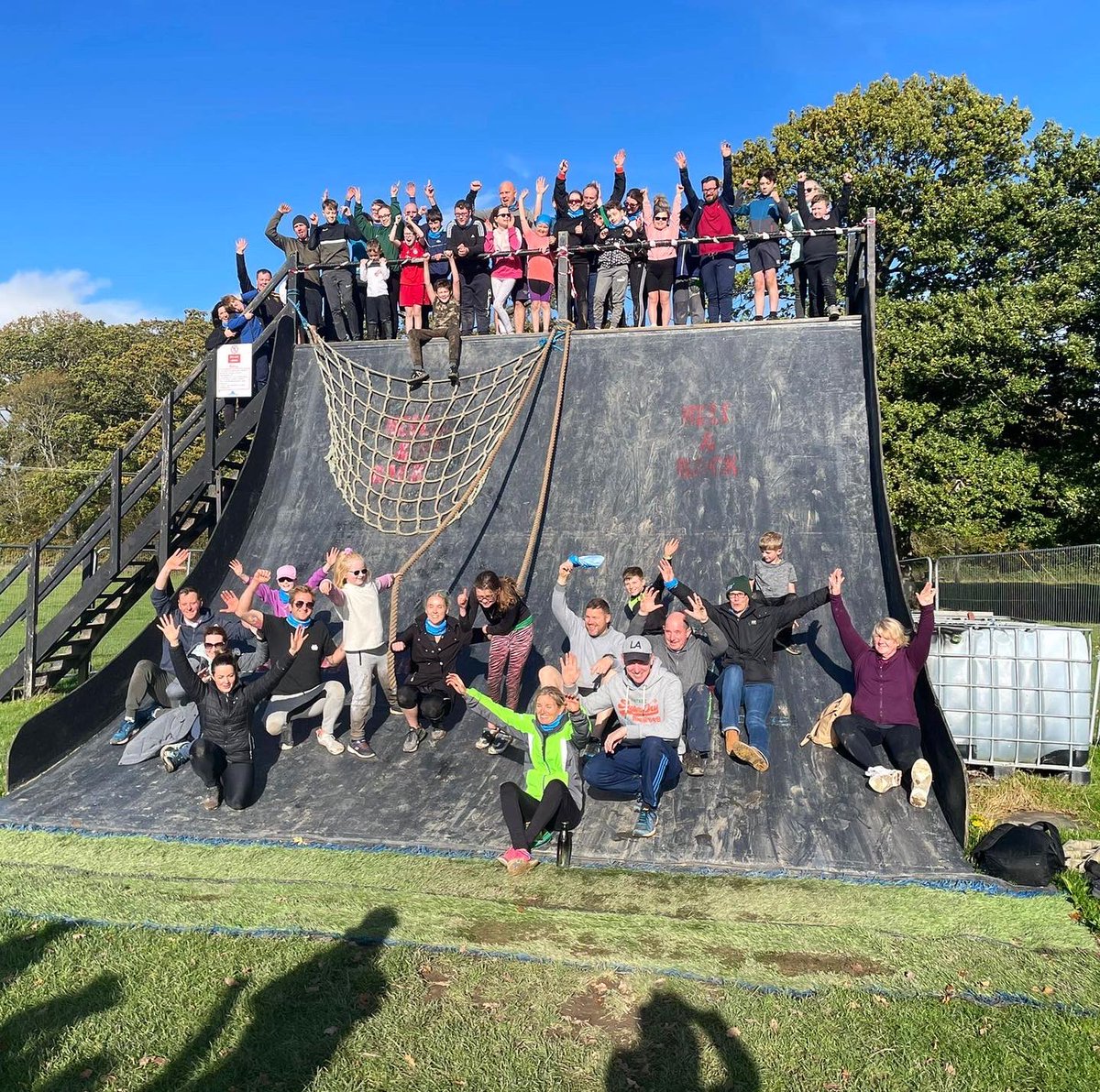 visionsportsirl's tweet photo. Fantastic morning out at @aliveoutside working in partnership with @NCBI_sightloss Children and Young Person’s Team RISE programme, funded by @CommunityFound @RTELateLateShow Toy Show Appeal! ✨ Mud, tyres, walls to scale? No problem for this group! https://t.co/q2QmEfnhbX