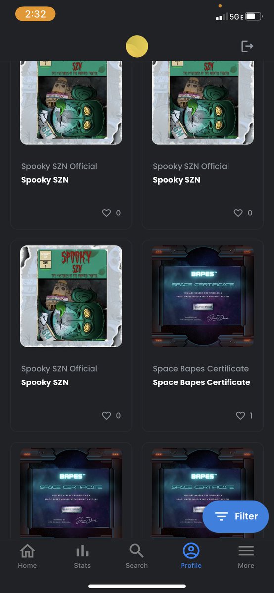 sikari0vp's tweet photo. October has been nice to me ! After all it is my birthday month!!! LFG!!!!! Who is ready for spooky season? @SPOOKY_SZN_NFT 2023 will be a great year!!! @bapesclan #spacebapes @stanleesgenesis @BalloontownNFT https://t.co/Z58vPqfaJa