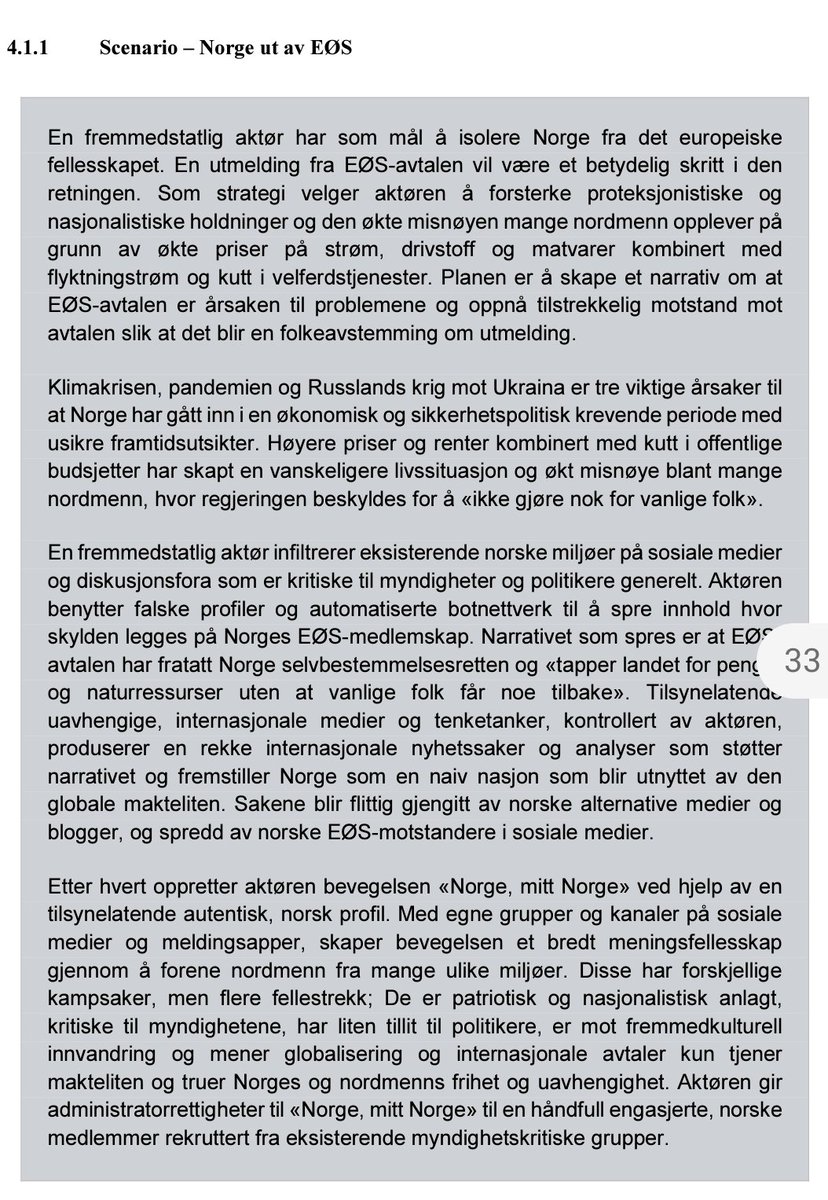 Man skjønner jo hvorfor <a href="/Senterpartiet/">Senterpartiet</a> ønsker å begrave denne forskningen fra Forsvarets Forskningsinstitutt. Man gjør jo det.