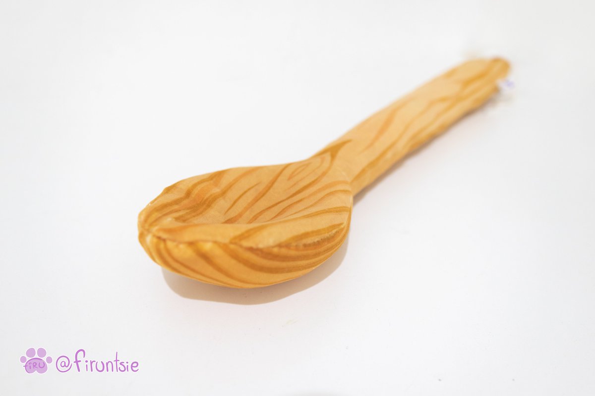 firuntsie's tweet photo. 💜Wooden Spoon Plush!💜
A sublimated soft fleece spoon with a wood texture design.
 This GIGANTIC spoon plush  measures 65x13 cm with weight at one end and filled in the rest with super soft silicone fleece. In the other side has a hole and rope to hang it✨
#furry #furryprop https://t.co/93iwTh7o40