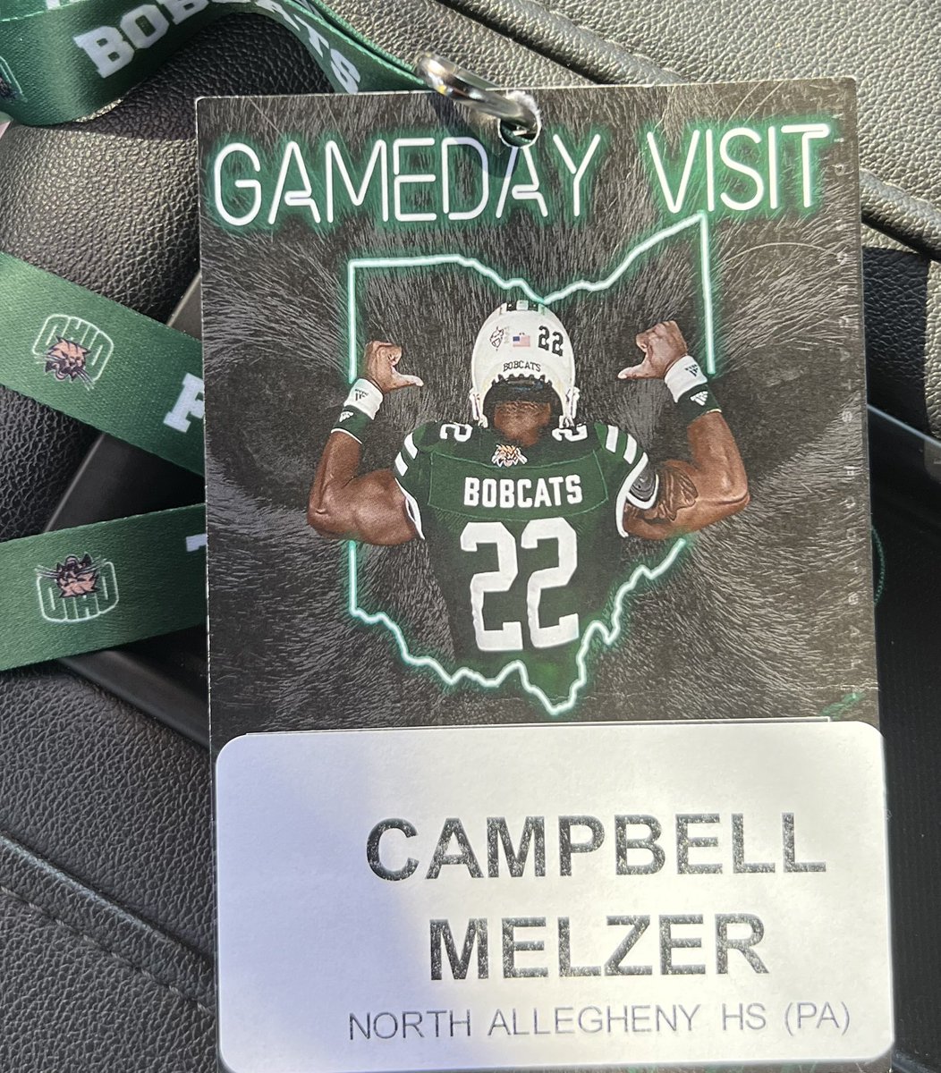 Cammelzer2023's tweet photo. Had a great visit @OhioFootball today! Thanks to @KylePollockFB for the inv. Great Atmosphere! @nafootball_tfl @wpialsportsnews @Big56Conference https://t.co/sTPLdzB8pC