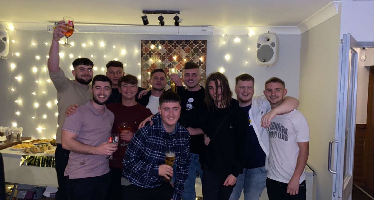 Late 21st birthday celebrations for our one and only number 10 <a href="/DanJwnes/">Dan Jones</a> safe to say Soccer Pm may have the advantage tomorrow 💚🖤