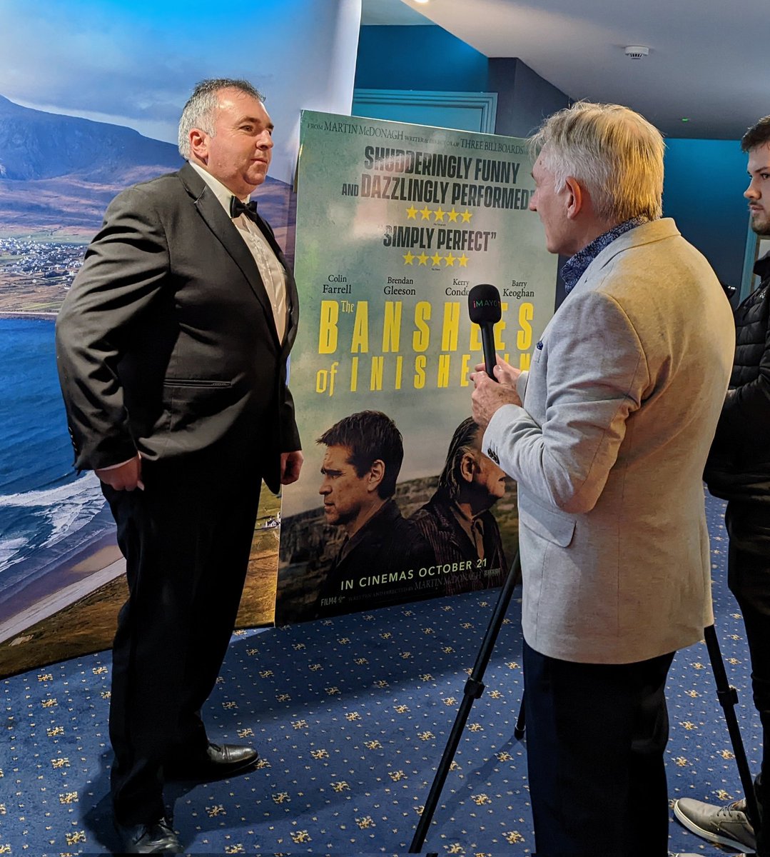 achilltourism's tweet image. So, about last night, we're absolutely lost for words..."wow"! What a night! We were so honoured and delighted to host the Mayo Premiere of the movie, @Banshees_Movie @MayoMovieWorld1. We are beyond proud of our Island, #AmazingAchill 
#jennythedonkey

con-telegraph.ie/2022/10/22/how…
