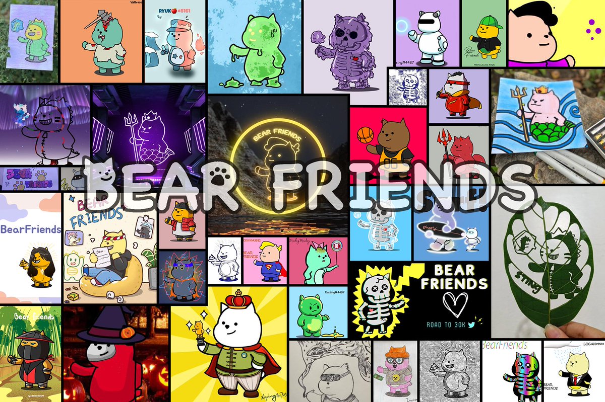 BearFriends_NFT's tweet photo. GM! Bear friends!!☕️☕️🐻 https://t.co/pe8g27aXEu