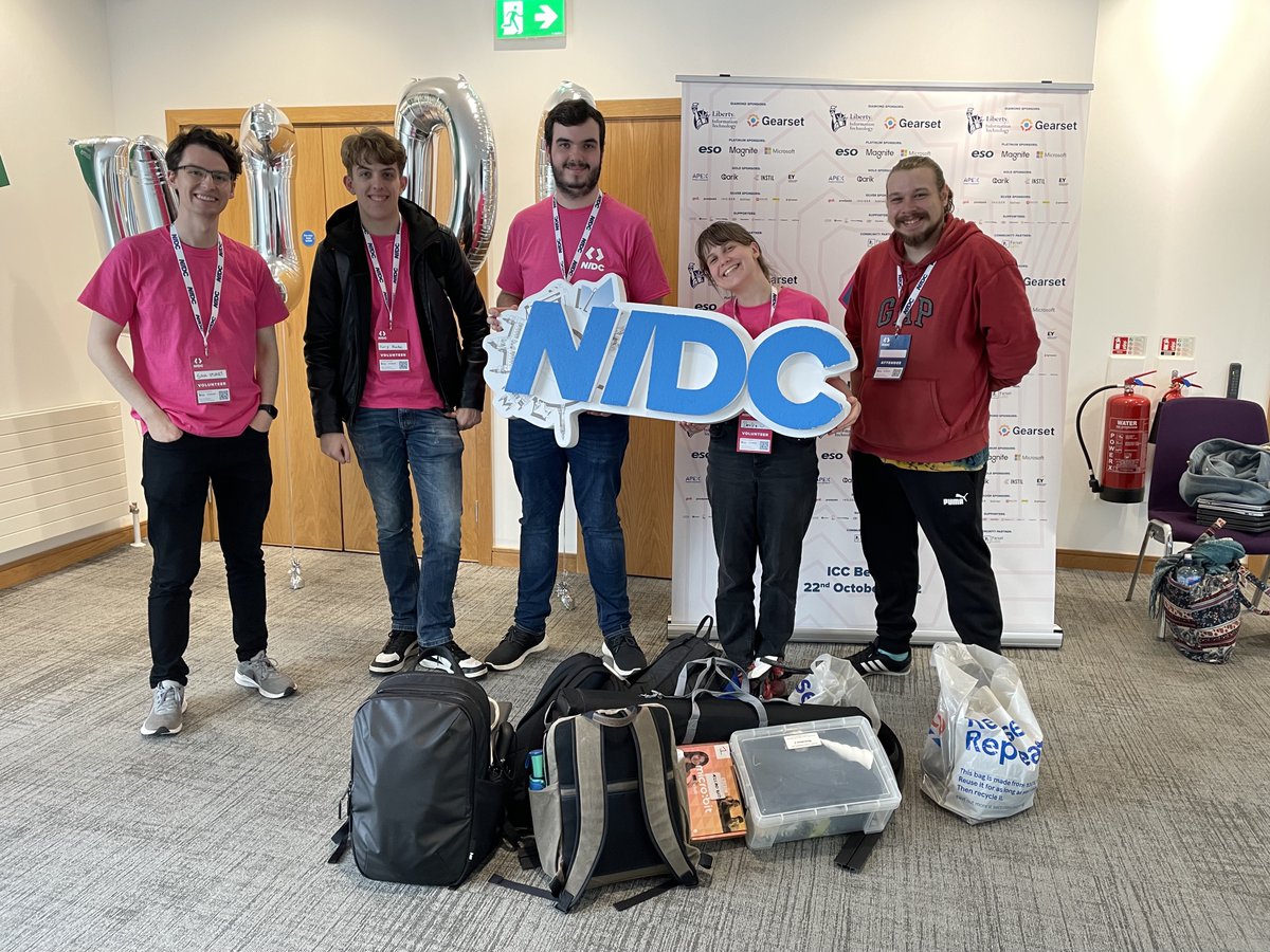 That's the Jam team wrapped up and finished at <a href="/NIDevConf/">NIDC</a>!

Thanks to all those who joined our in-person workshops this year.

To follow up we have our FREE tickets to our next Jam. Get them at …rryjam-november-2022.eventbrite.co.uk