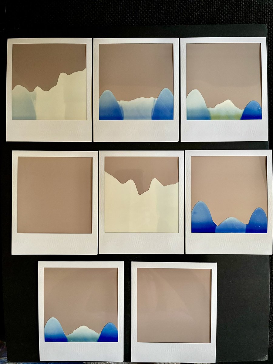 MaureenBond's tweet photo. Getting ready for #PolaroidWeek with some #instantregret 😂🤣 just warming up. Found some #impossibleproject in one of my cameras. I’m actually happy I got something and yes, it’s #art ! #believeinfilm https://t.co/k7Mnq7tpeJ
