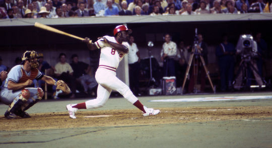 Joe Morgan’s ninth inning RBI single gave the @Reds a 4-3 lead in Game 7 of the 1975 World Series #OTD. After Boston went 1-2-3 in the bottom of the ninth, Cincinnati won the first of its two consecutive championships. 📷Richard Raphael