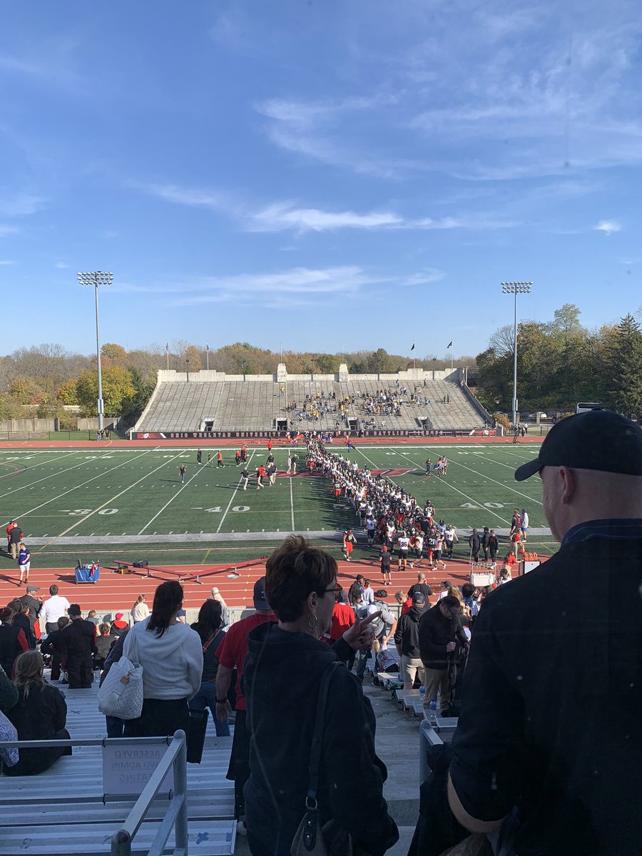 DePauw comes back from 19 points down to beat OWU 22-21! 

Nathan McCahill threw the game winning touchdown to Evan Bohrer with 13 seconds left in regulation. 

DePauw Never Quits🐯🏈