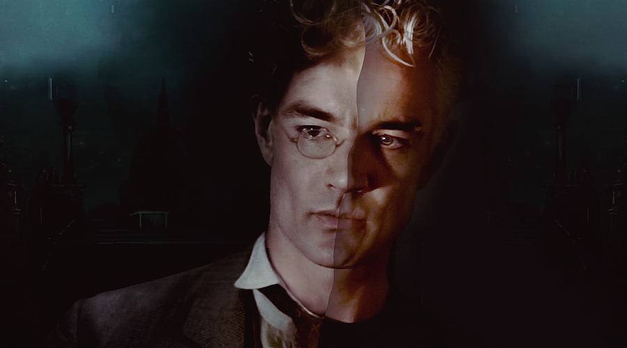 SpuffyFields's tweet photo. This absolutely amazing manip by @l0veisntbrains for an upcoming fic perfectly captures the duality of Spike. It's so subtle but masterfully done. Our boy always at war with himself -- who he was, who he wants to be, and who he is now. https://t.co/rtY32qAMpF