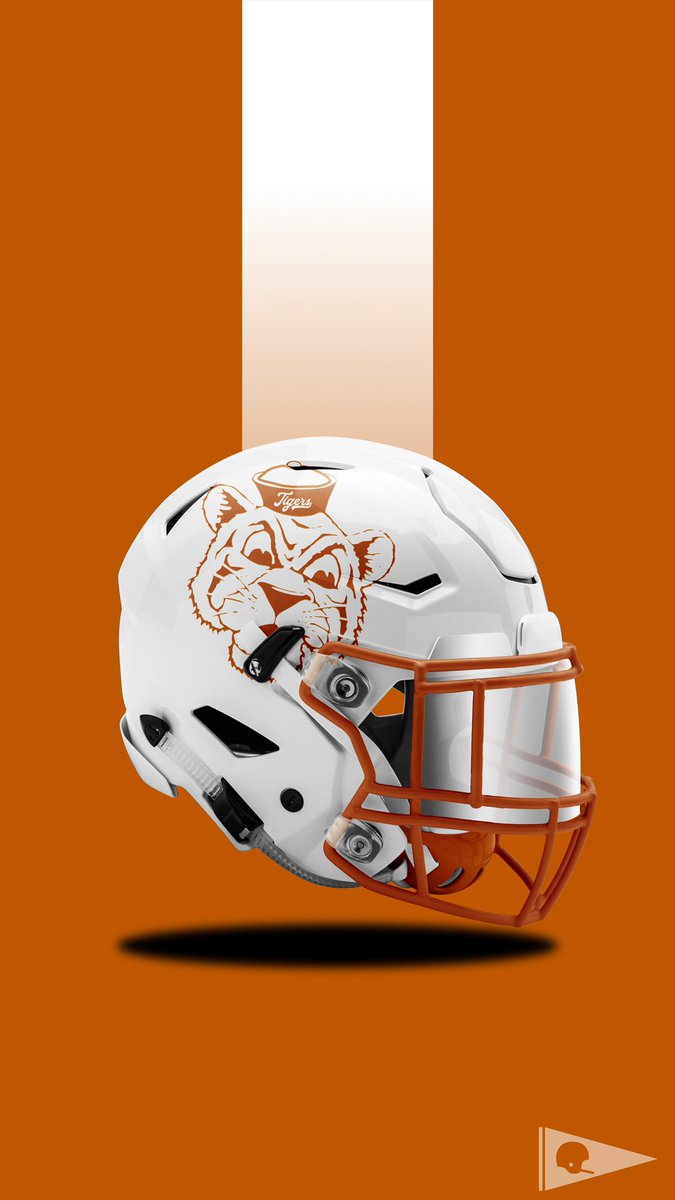 ProjectRgv's tweet photo. @Tiger_Fball here’s your helmet design for this Saturday afternoon! https://t.co/wbubCgxkGX