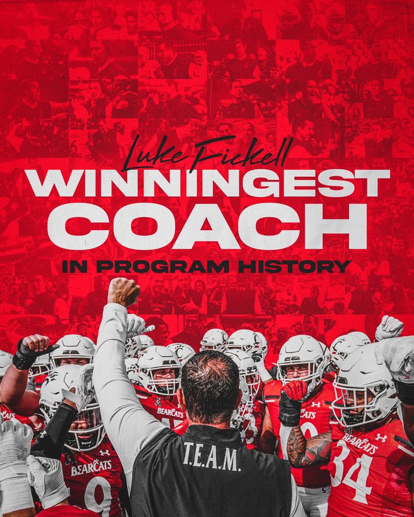 𝗧𝗛𝗘 𝗪𝗜𝗡𝗡𝗜𝗡𝗚𝗘𝗦𝗧 𝗖𝗢𝗔𝗖𝗛 𝗜𝗡 𝗣𝗥𝗢𝗚𝗥𝗔𝗠 𝗛𝗜𝗦𝗧𝗢𝗥𝗬. Congratulations, @CoachFick‼️