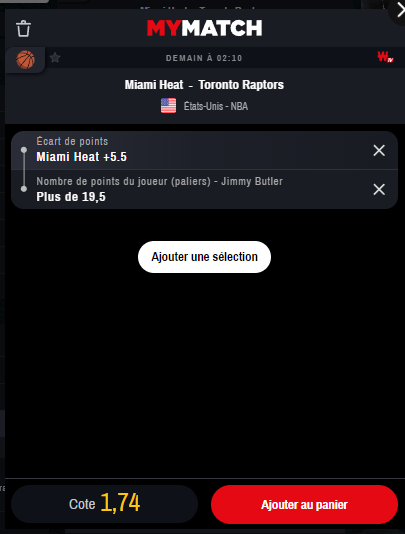 MarviProno's tweet photo. ▫️ Miami Heat - Toronto Raptors

▪️ Les deux équipes en B2B, Butler n'a pas encore pu montrer son talent
▪️ Sur le papier, Miami a un meilleur starter mais je préfère prendre moins de risques https://t.co/L8z2RcNtkz