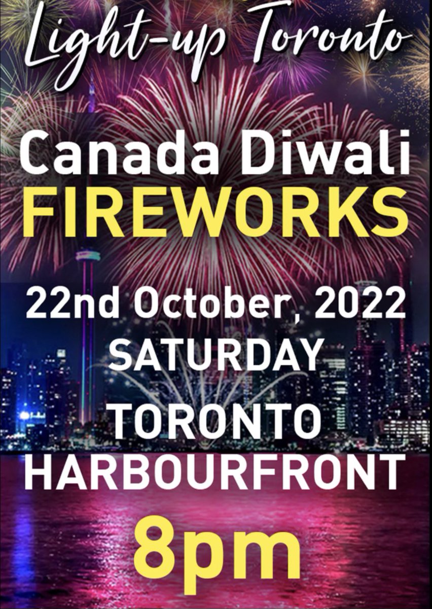 Warmest wishes to the South Asian community across Oakville and the GTA as they gather tonight to enjoy Diwali fireworks and celebrate light over darkness. Many thanks to the @Cif_Official1 for their work in bringing our community together. Happy Diwali!