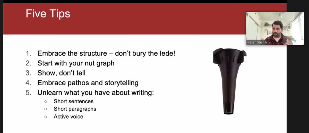 CdnDrs4Medicare's tweet photo. Five final tips from @HasanMSheikh on how to write a great op-ed #CDMSummit https://t.co/X16m7NpxLD