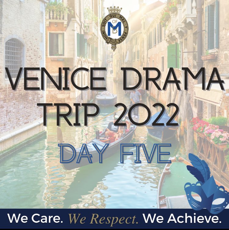 Italy - Day Five

Head over to Instagram or Facebook to hear all about our commedia dell’arte workshop, boat tour of Lake Garda and eating lots of gelato!

#MBDrama #MBTrips