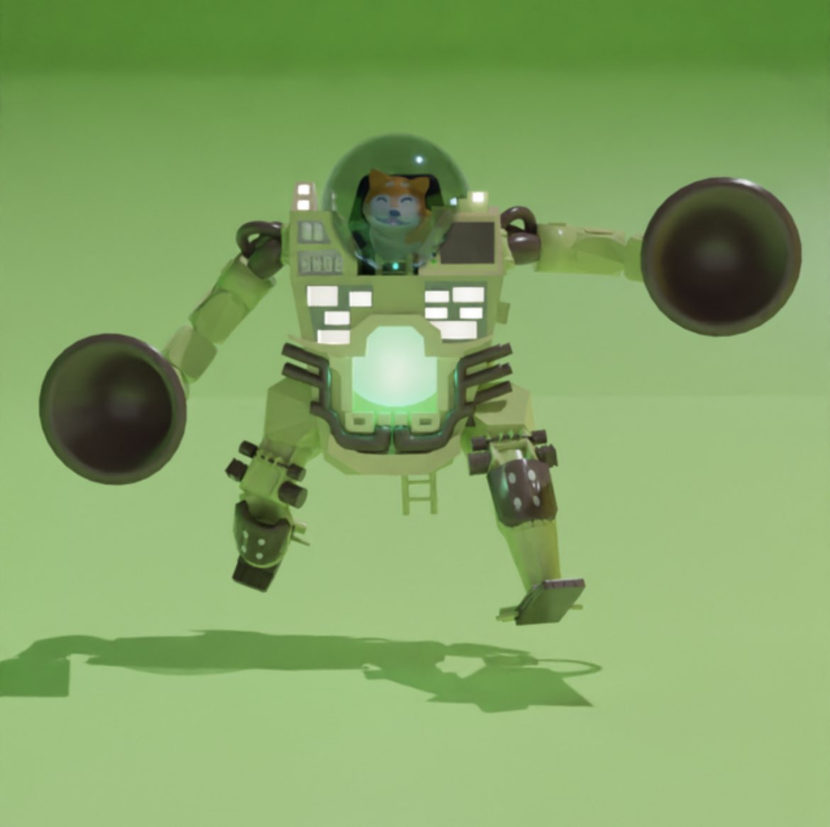 n0body_u_kn0w's tweet photo. My new @TitanDogsNFT but in 3D 

Big thanks to dear @Jrej_dev for this event https://t.co/ads2ozSV0v