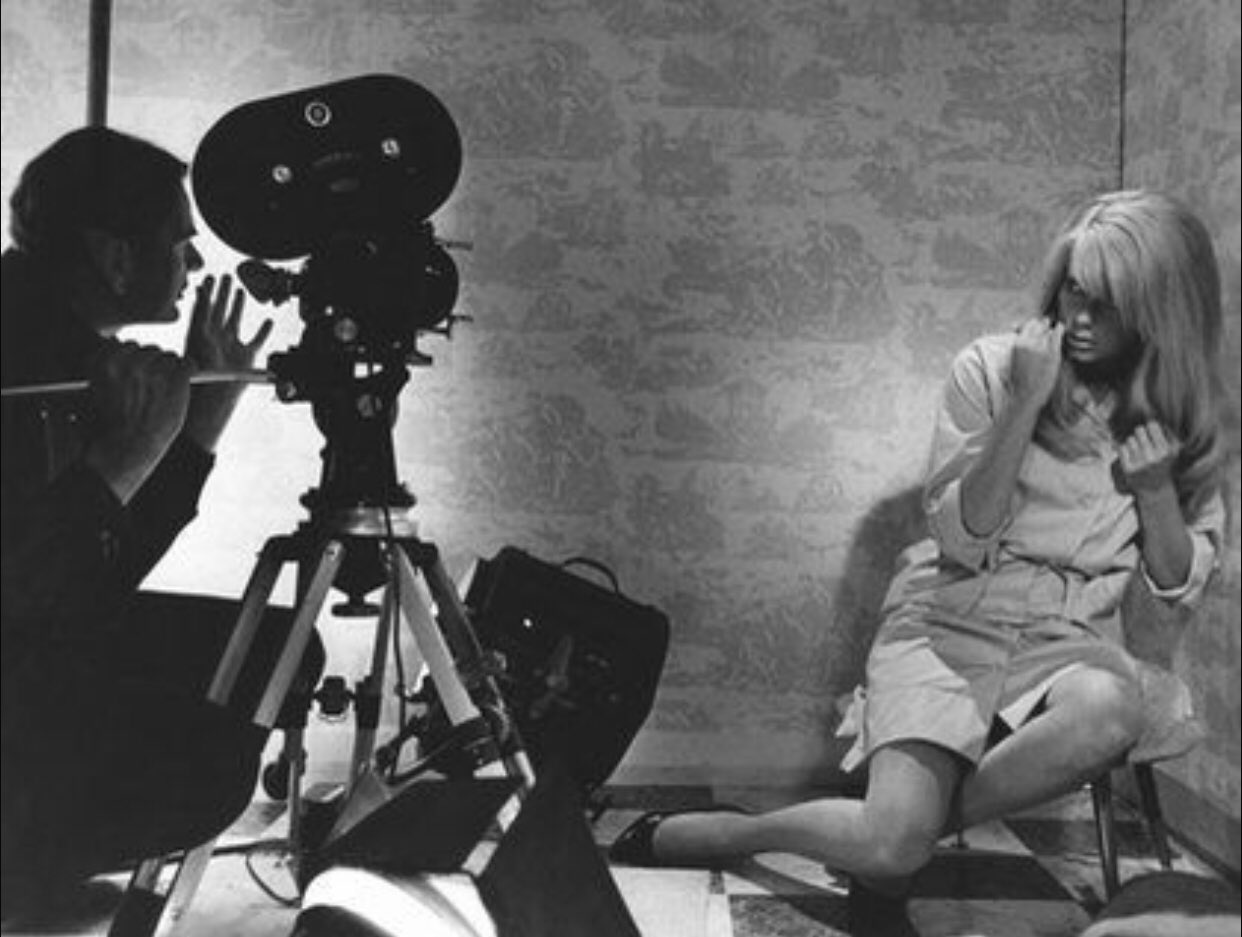 Happy Birthday, Catherine Deneuve!

Deneuve pictured here alongside Polanski on the set of REPULSION (1965). 