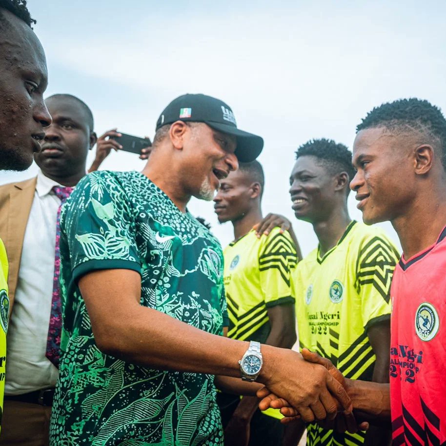 RealMallamSaliu's tweet photo. My sincere appreciation to the Executive Governor of Kwara State, Mallam AbdulRahman AbdulRazaq for taking time out of his tight schedule to attend the Turaki Geri of Ilorin Football Championship 2022. 

#grassrootsfootball #annual #talents https://t.co/gu7sI45q4g