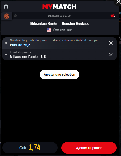 MarviProno's tweet photo. ▫️ Milwaukee Bucks - Houston Rockets

▪️ Les Bucks sont favoris
▪️ Risque de BO
▪️ Premier match ou Giannis va pouvoir s'amuser en terme de points https://t.co/8KVSK5sJ25