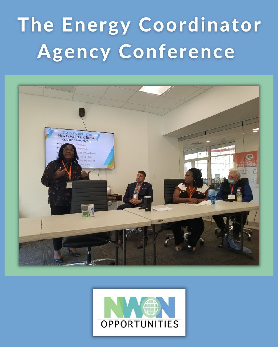 NWONPA's tweet photo. Last week, our CEO, Myra Brown, had the opportunity to speak at the Energy Coordinating Agency Conference! Myra's presentation focused on workforce development and how to prepare people for future energy jobs. 

#womeninpower #workforce #philadelphia #jobs #phillyjobs https://t.co/ion6AANXHY