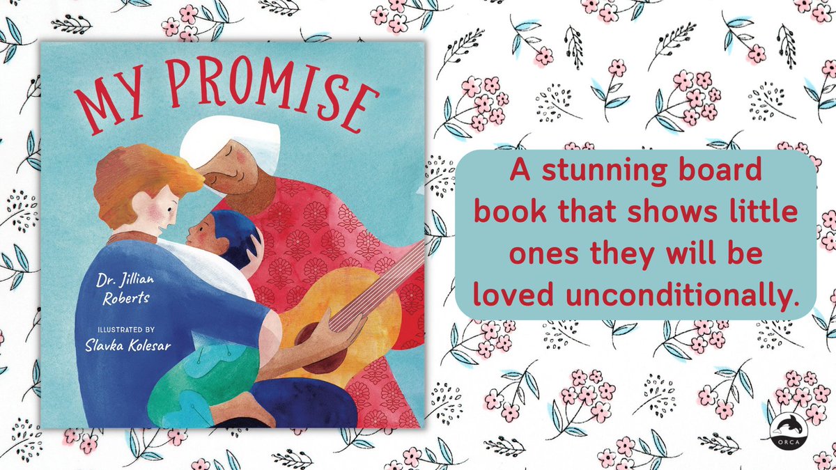 MY PROMISE by @DrJillRoberts and Slavka Kolesar is a stunning board book that shows little ones they will be loved unconditionally and empowers parents and caregivers to raise well-rounded, resilient individuals. Available now in bookstores and orcabook.com.