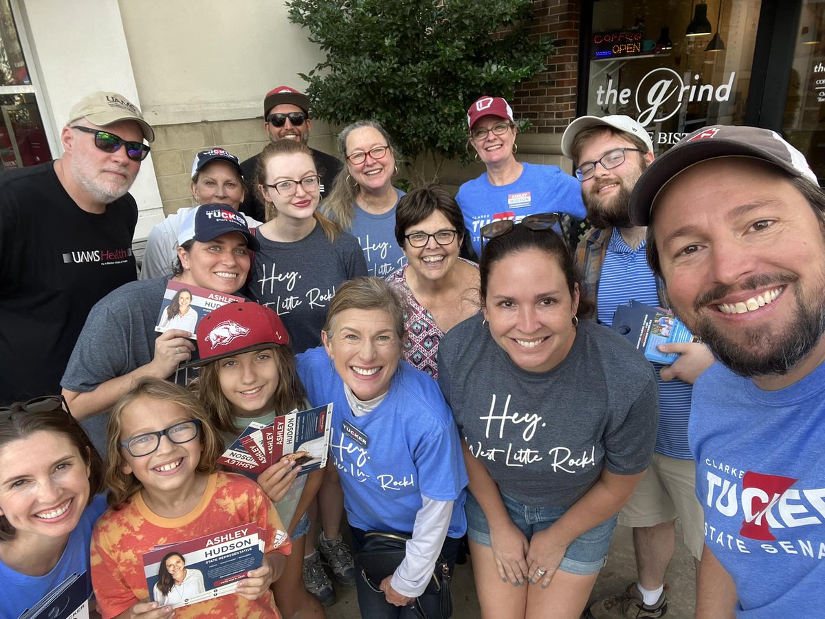 Last week, Senator @GregLeding informed me that I need to Tweet more, so I'm back! (Still don't really understand Twitter) Today, some really great people showed up big for me and Senator @clarketucker. These volunteers reached over 500 West Little Rock voters. THANK YOU.