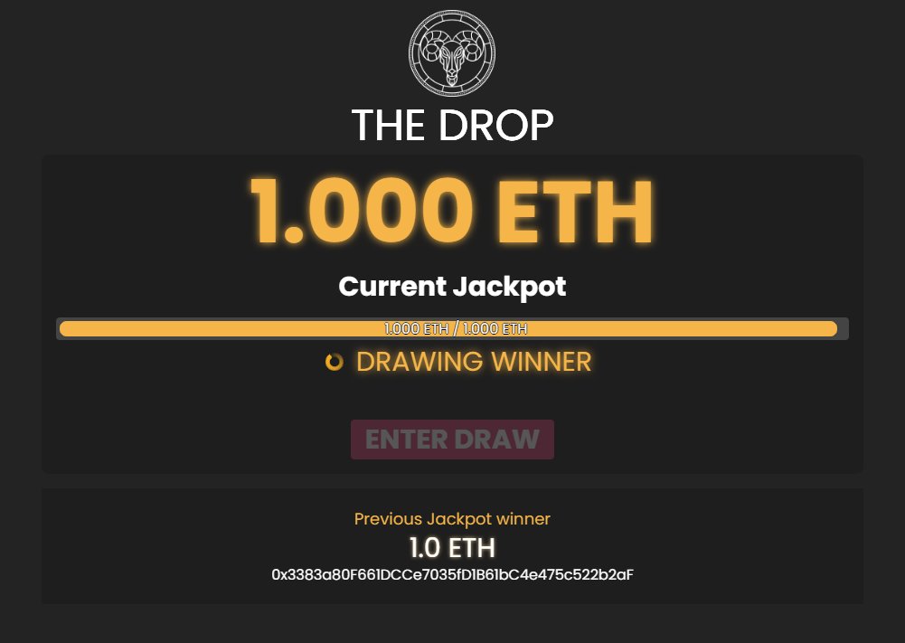 DropBilli's tweet image. It's over! The Drop is now selecting a winner for the first beta draw 🔥🎉