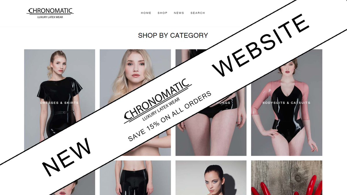 Latex247's tweet photo. #Chronomatic Latex announce the launch of their updated website, and to celebrate are offering 15% off purchases https://t.co/SonKeiPIwq @Chronomatic_de #Berlin #ChronomaticLatex #Savings #Voucher #Latex #LatexFashion #Latex247 #latexisfashion https://t.co/kPcvIAIpG3