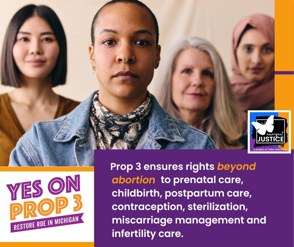 emergentjustice's tweet photo. Abortion is central to Reproductive Freedom. But RJ also means access to and choice about contraception, comprehensive sex education, STI prevention and care, alternative birth options, adequate prenatal and pregnancy care. #YesOn3 #ChoiceIsPower #ReproductiveJustice https://t.co/eeY16MgmAW