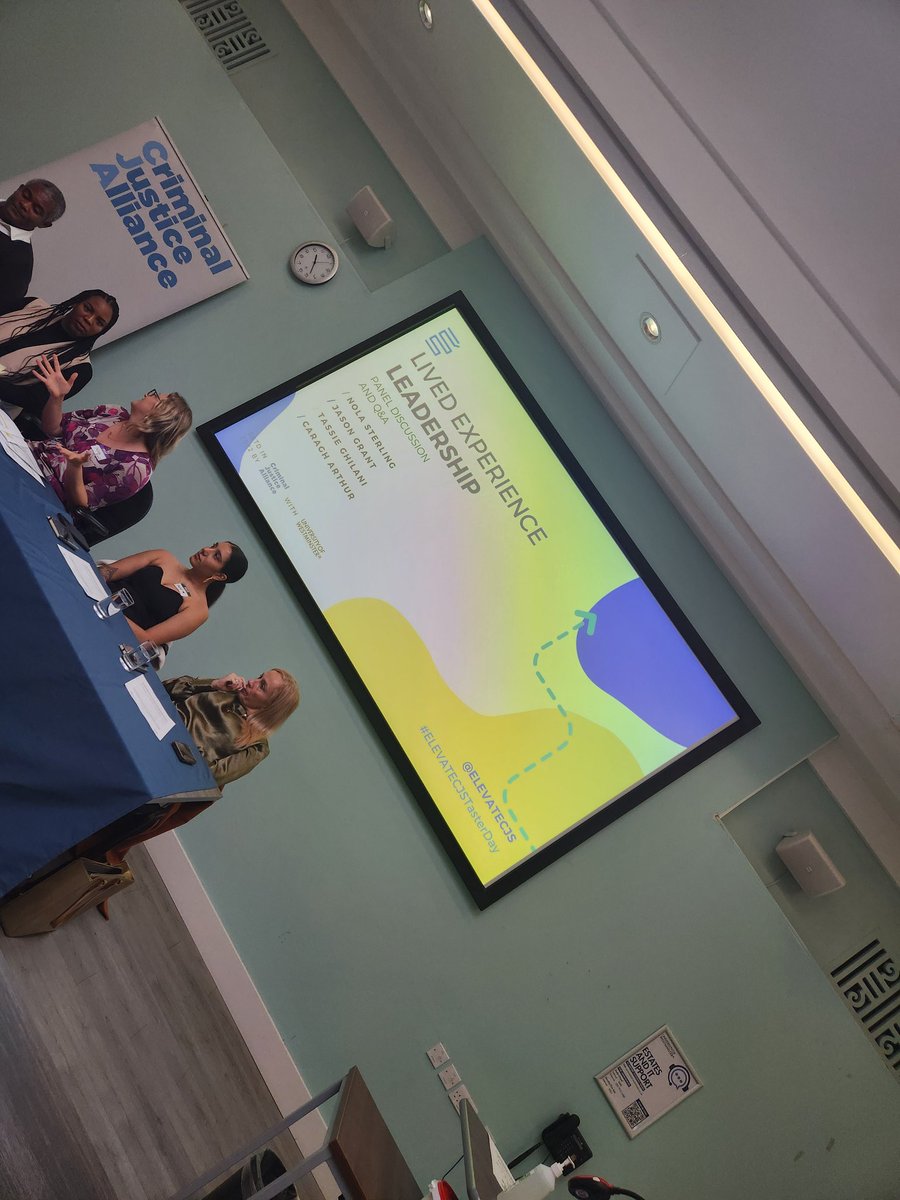 sandy61a's tweet photo. Thank you to @cjalliance @elevatecjs for amazing taster day. Hearing from the  phenomenal panel #LivedExperience is recognising power and strength.
Learnt so much on what it takes! in the words of @RomarilynR "be the first to speak up and embrace your future. YOU DESERVE IT! https://t.co/ZpjHv0JajP
