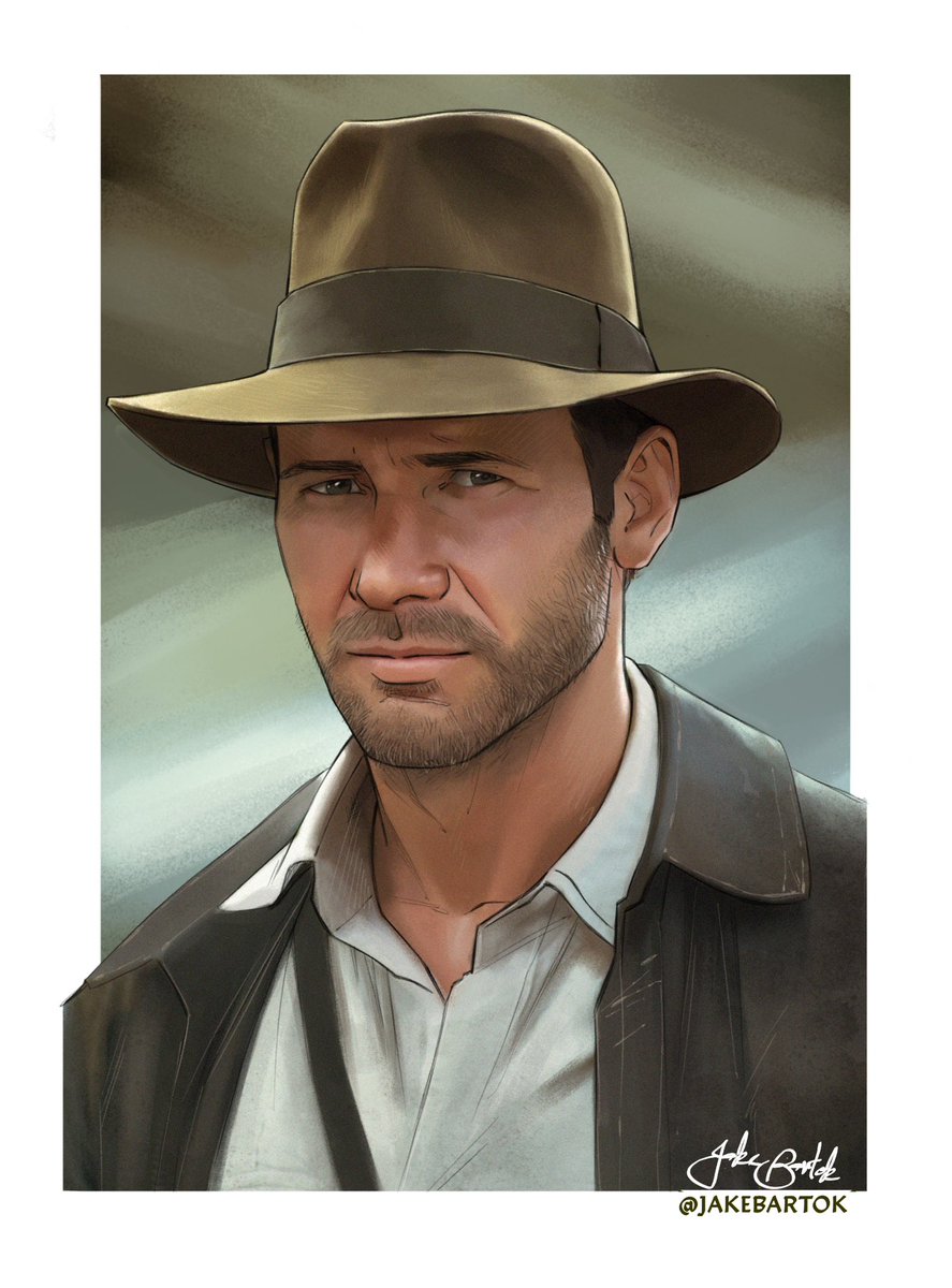 A small Indy illustration that I can’t remember if I’ve ever posted here. My dream goal for next year is to draw something official for @IndianaJones - a poster, a comic, anything.