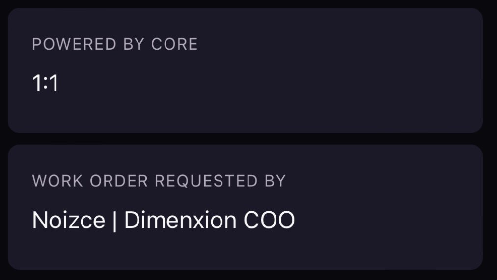 I’ve had the pleasure of talking with <a href="/Miltron/">Miltron | CTO</a> of <a href="/RobotFactoryW/">Robot Factory Wars</a> throughout the week courtesy of <a href="/SOLMutt/">Solmutt</a> putting me on them, and they made this 1:1 for <a href="/Dimenxion_io/">Dimenxi◎n | 🕳️ 🎮</a>! The team is fast, responsive and creative. The metadata is a unique story, merged between both storylines 🕳️ 🤖