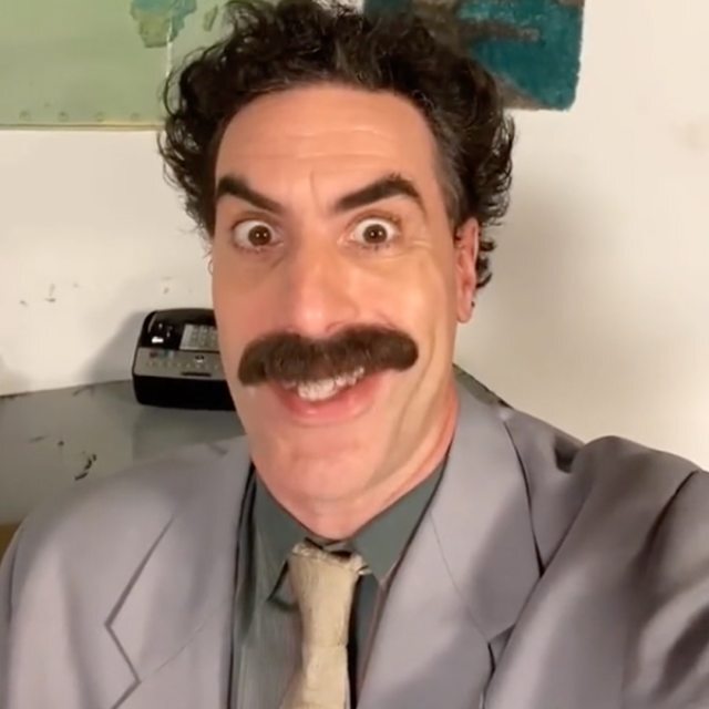 Watch Borat Wish Kim Kardashian a Happy Birthday as She Celebrates 42 