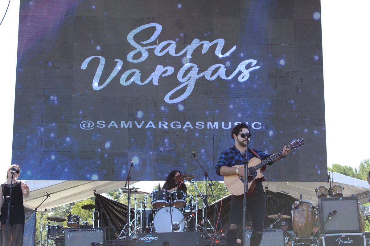 Sam Vargas, uno de los primeros talentos del #Zapal 2022 llenando de buena vibra el ambiente 🎶💥 @samvargasmusic @ZapalMx 📷: Félix Meléndez