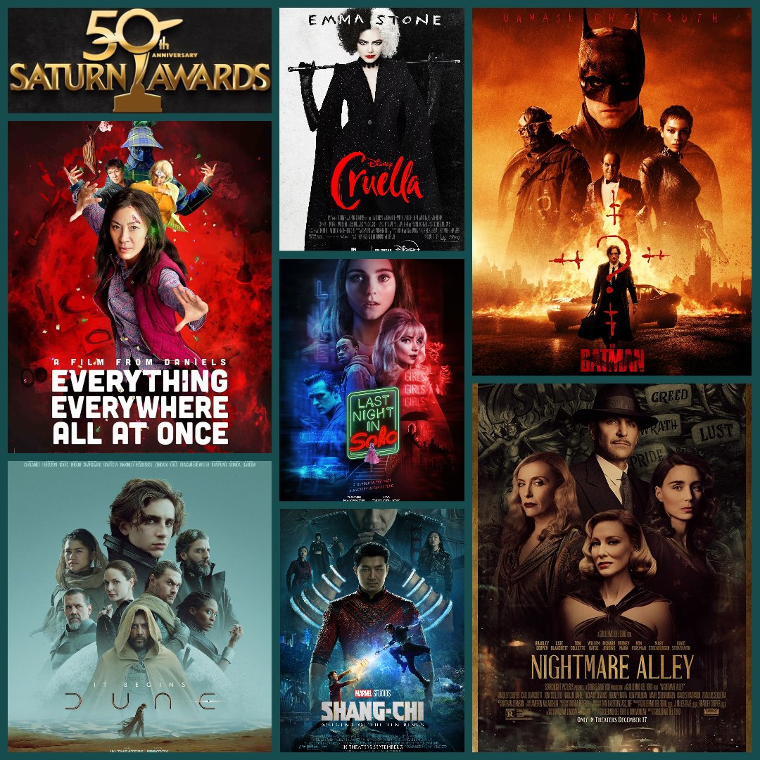 SaturnAwards's tweet image. (2/2) The #SaturnAwards will be live streamed on @ElectricNow1 on Oct. 25th!
Who do you think is winning Best Film Production Designer!?

#EverythingEverywhereAllAtOnce- #JasonKisvarday

#LastNightInSoho- #MarcusRowland

#Dune- #PatriceVermette