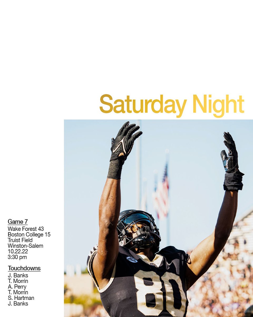 Wake Forest Football tweet media