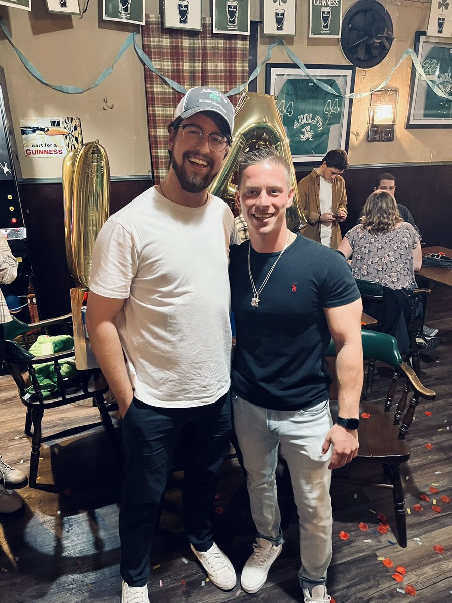 AnthonyCybulski's tweet photo. Congrats to one of my best friends in the whole world on getting engaged!! Love you ya little dirt bag !! 💓💓 @Krauseyboy https://t.co/fekfgP6B4l