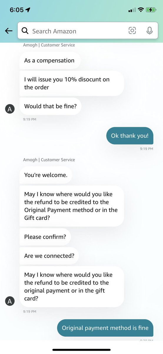 astrojackc's tweet photo. @AmazonHelp This is an Amazon order, not from 3rd party. Cannot you look up the order and see all the information? Also, on around Sept 25 I was promised a 10% refund because of the issue. That has not materialized. https://t.co/QqxpRR6Cev