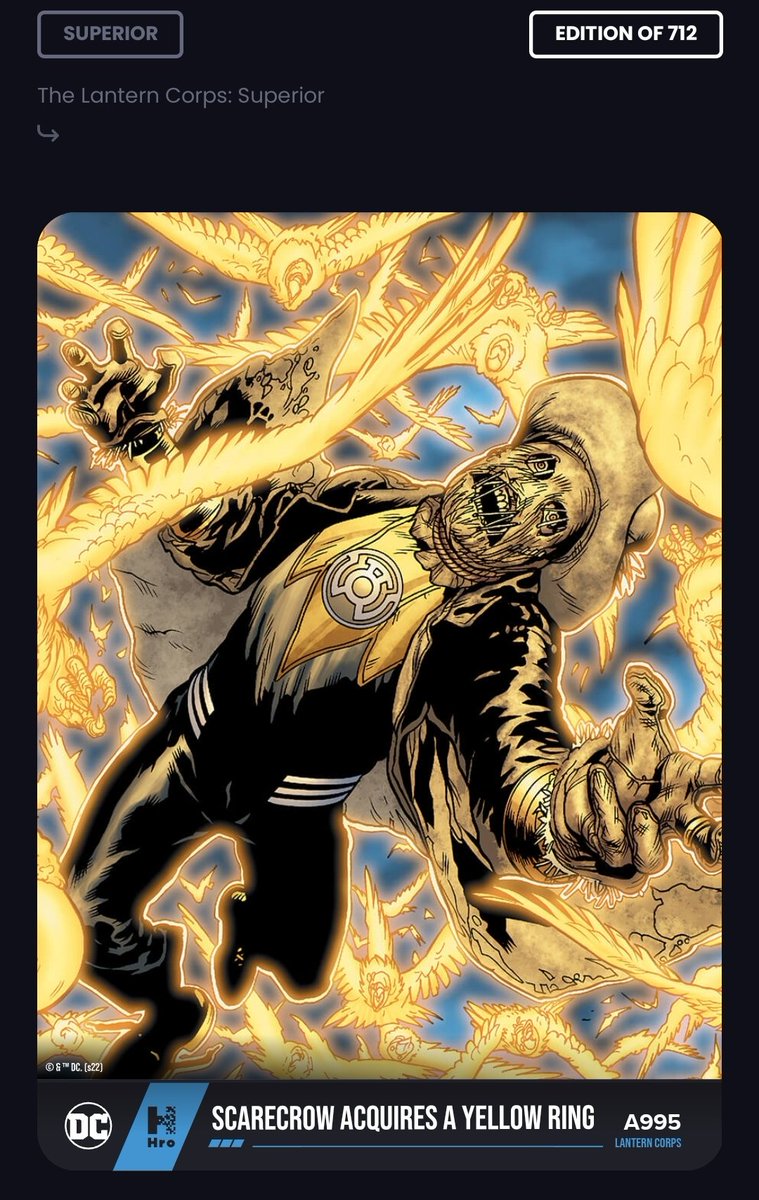 #hro card giveaway 🎁 

I'm running <a href="/hro/">Hro</a> giveaways EVERYDAY so stay tuned 🚨🚨

4th one! 
Happy Hroween! 🎃  

Extremly limited #Scarecrow 
 
Collect, sell, trade, move to #Immutable or #opensea - or wait to burn 👀 #nft #dccomics #hrocard #hrodc

 Like, follow &amp; retweet to enter